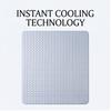Premium 12mm Thick Ice Silk Latex Cooling Mat 3-Piece Washable Soft Bed Linen For Hot Summer Bedroom Use