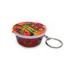 Novelty Simulation Instant Noodles Keychain Mini Snacks Pendant Bag Pendant Creative Backpack Decoration Accessories Gifts