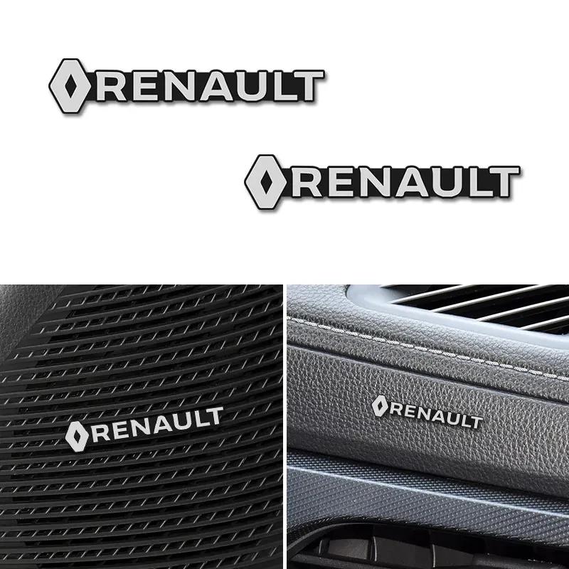 Do Renault 2026 Nowe Kołpaki Do Renault Megane 2 3 4 Twingo Clio Talisman Captur Trafic Kwid Scen 4/8 szt. Metalowe Dekoracja Audio Samochodu