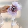 Tassel Hair Clip Flower Grasping Clip New Chinese style Bow Hairgrips  Hair Accessories