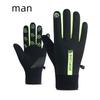 Cold Resistance Winter Gloves Thermal Fleece Ski Gloves Convenient Driving Mittens  for Woman Man