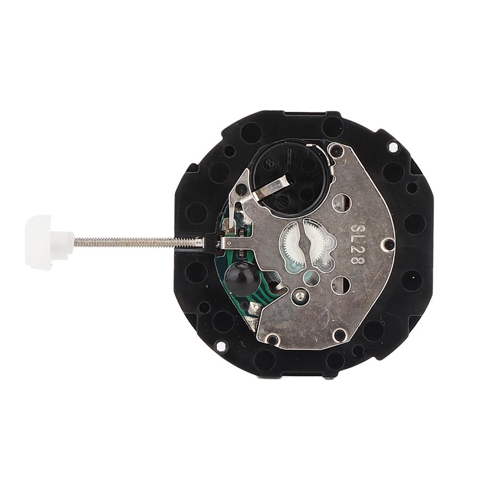 SL28 Three Hands Quartz Movement Date Watch Wristwatch Repair Accessory (Double Calendar)