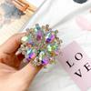 Luxury Diamond-Encrusted Airbag Mobile Phone Holder Retractable Lazy Large Rhinestone Anti-Drop Bracket Desktop Universal Hot-Selling