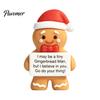 Mini Christmas Figurines 50Pcs Figurines, Santa Snowman Elf Gnome Ornaments, Gingerbread Man Deer Emotional Gift Bag Fillers for Holidays Support
