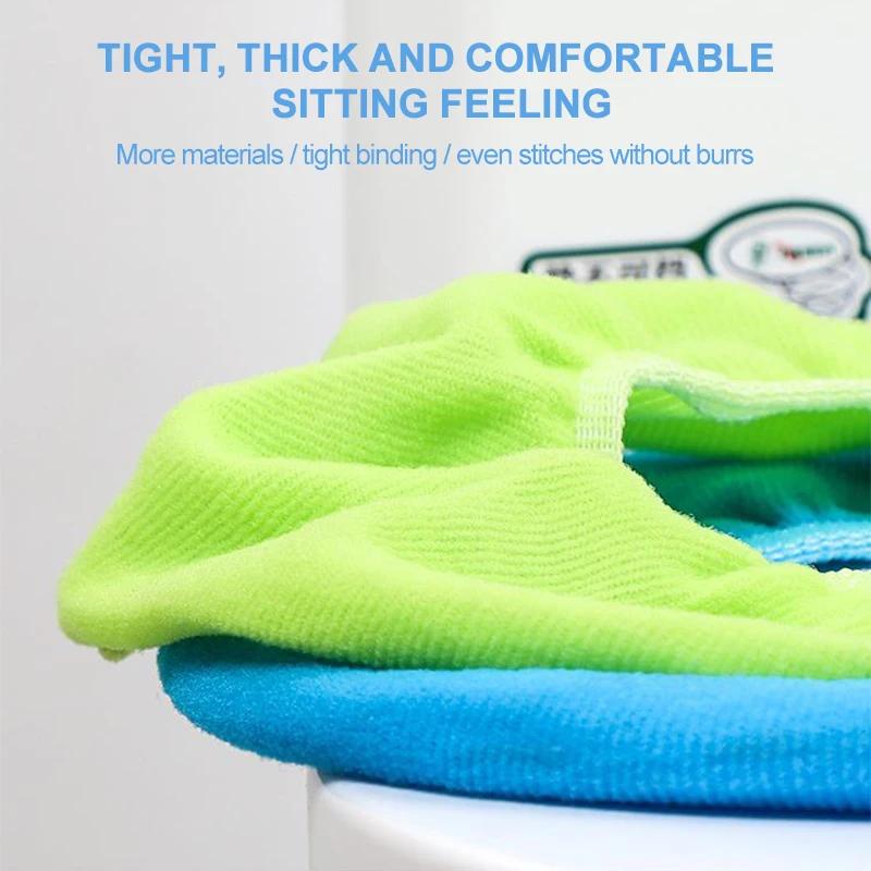 Warme Weiche Waschbare WC-Sitzbezugmatte für Heimdeko Closestool-Matte Sitzbezug WC-Deckelbezug Zubehör WC-Sitze Teil