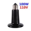 Domácí plaz Daleko infračervená keramická topná lampa 110V/220V Emitor tepla Žárovka 25W 50W 75W 100W 150W 200W Vytápění pro líhnutí zvířat