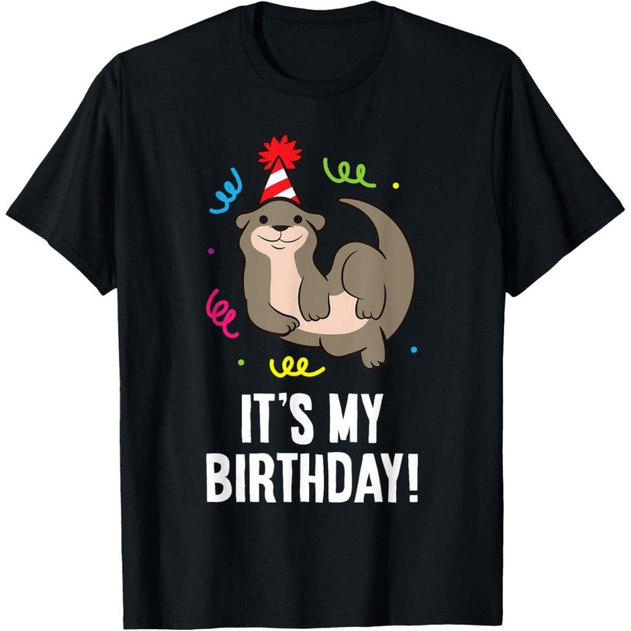 

Its My Birthday Cute Otter T-Shirt XXXXXL разноцветный