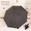 Compact Dual-Use Women's Parasol: Rain & Sun Protection, UV Shield, Korean Style, Fresh Folding Design, Elegant & Practical.