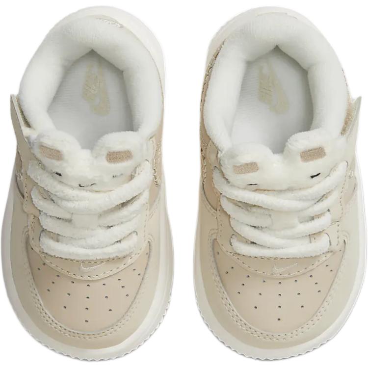Nike Force 1 Low SE EasyOn TD Králíček Dětské Tenisky Tmavě Béžová Sanddrift Sail FZ1009-100
