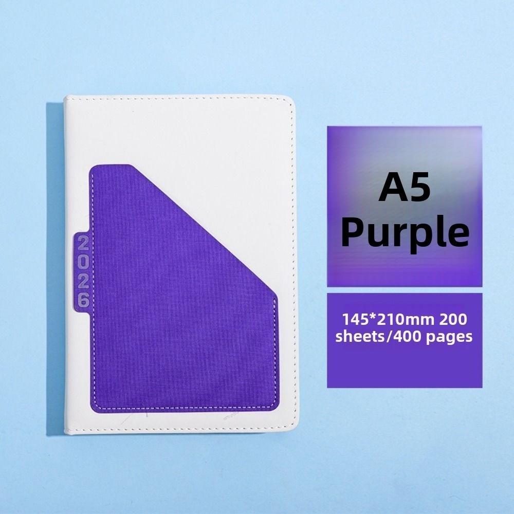 English A5 Agenda Planning Notebook 12 Months 365 Days Efficiency Notebook  Office Supplies
