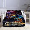 Mobile Legends Bang Bang Cartoon Printed Blankets Fashion Warm Flange Blanket Home Travel Blanket Bed Linings Birthday Gift