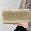 Women Evening Clutch Bag Female Crystal Day Clutch Wedding Purse Party Banquet Black Silver Clutches Bag Sequin Shoulder Bag