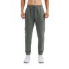 DOMYOS Lace-up Solid Color Tight Sports Pants Men's Khaki Green