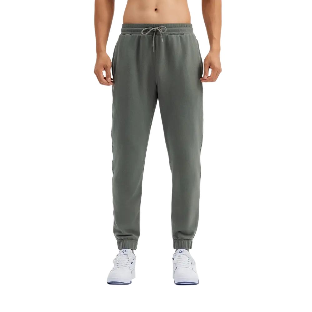 

DECATHLON DOMYOS Lace-up Solid Color Tight Sports Pants Men s Khaki Green 3XL зеленые хаки