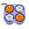 Halloween Desktop Ornament Clicker Fidget Toy 3D Printed Pumpkin Ghost Egg Carton Tactile Sensory Tool with Keychain Hole Cute Stress Relief