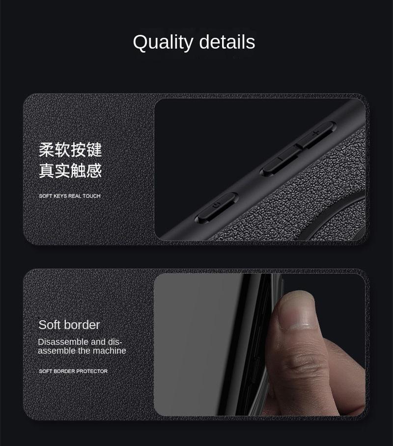 For Nubia Z80 Ultra Case Luxury PU Leather Skin Magnetic Protective Back Cover Case For Nubia Z80 Z70 Z60 Ultra Z60S Pro Shell