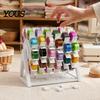 Bastelzimmer-Organizer 60-Spulen Nähgarnständer, 360 Grad drehbarer platzsparender Spulenlagerständer, Tischhalter für Stickerei und Quilting