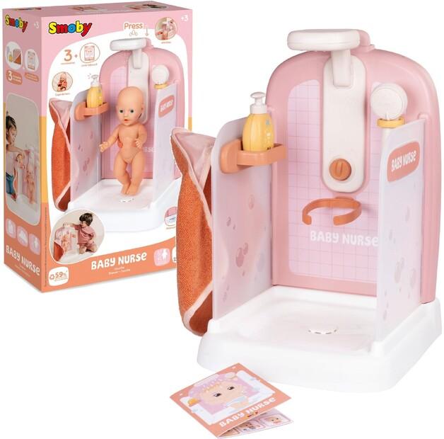 Набор аксессуаров для кукол Smoby Baby Nurse Набор для ванны для кукол до 40см маленьких опекуньок с аксессуарами