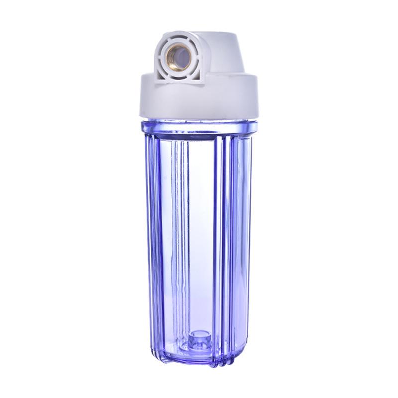 10-Inch Transparent Filter Housing with 4-Point Copper Thread for Household Water Purifiers