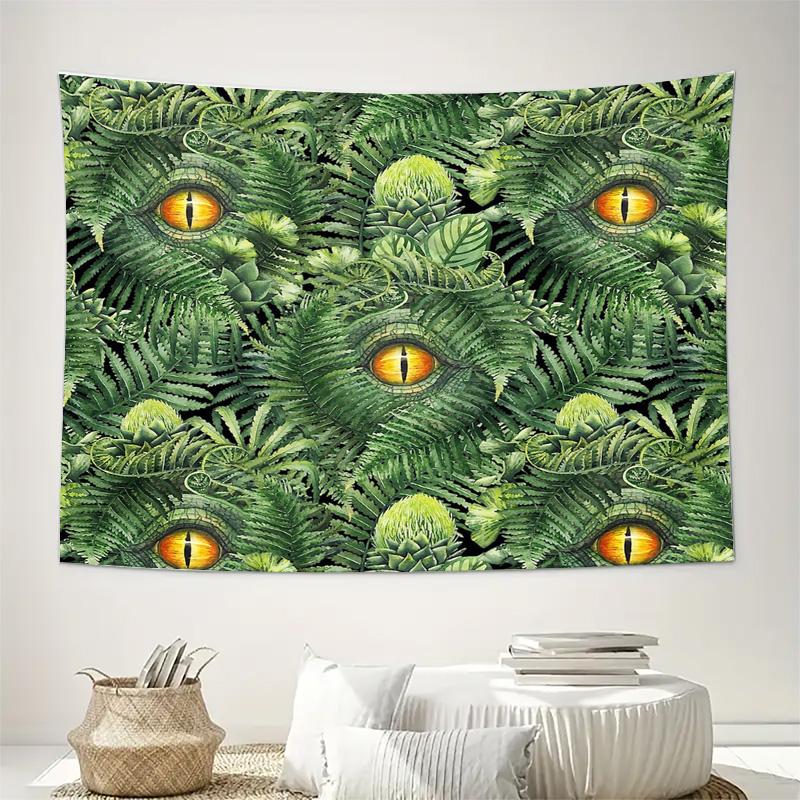 Botanical Tapestry Forest Greenery Wall Hanging Nature Home Decor Fern Leaves Wall Art Bedroom Living Room Aesthetic Tapestry