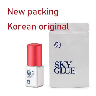 Pegamento SKY S PLUS para extensión de pestañas adhesivo impermeable 5ml tapa roja