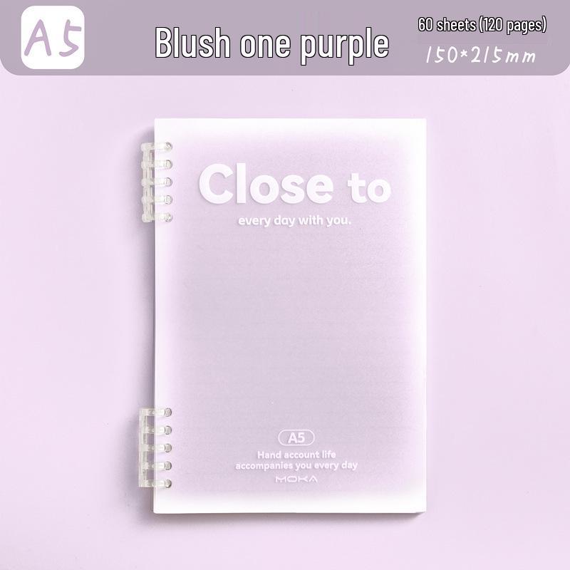 B5 Comfort Coil Notizbuch: Herausnehmbares Loseblatt mit horizontalen Linien, ideal für Studententagebücher.