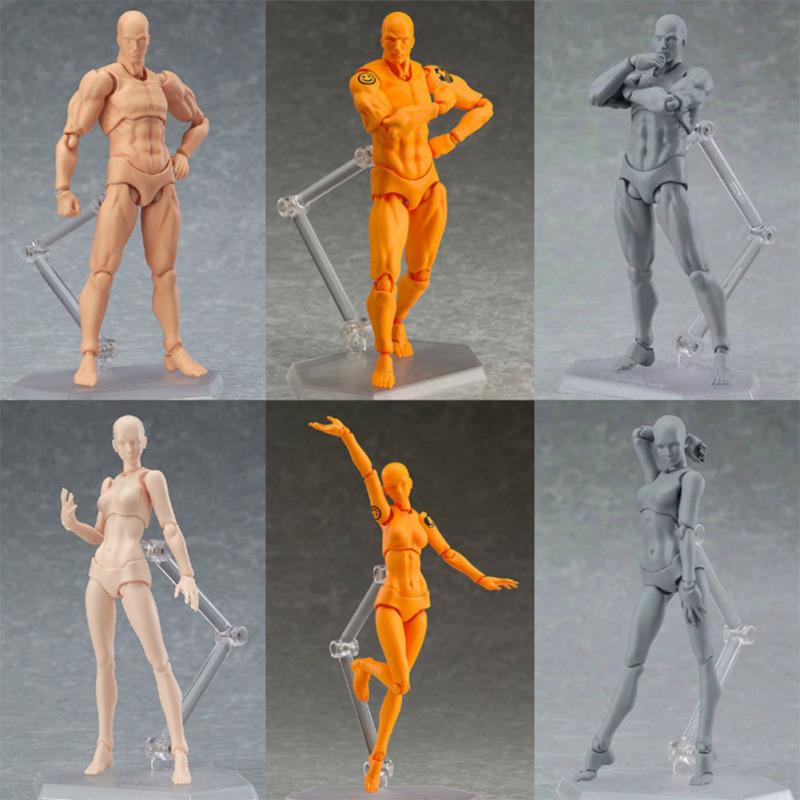 Anime Archetype He She Ferrite Figma Movable Body PVC Action Figure Model Toys Doll for Collectible