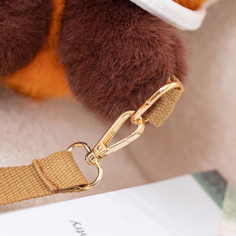 Raccoon Plush Stylish Bag Cute Panda Backpack Cuddly Penguin Soft Toy Perfect For Kids