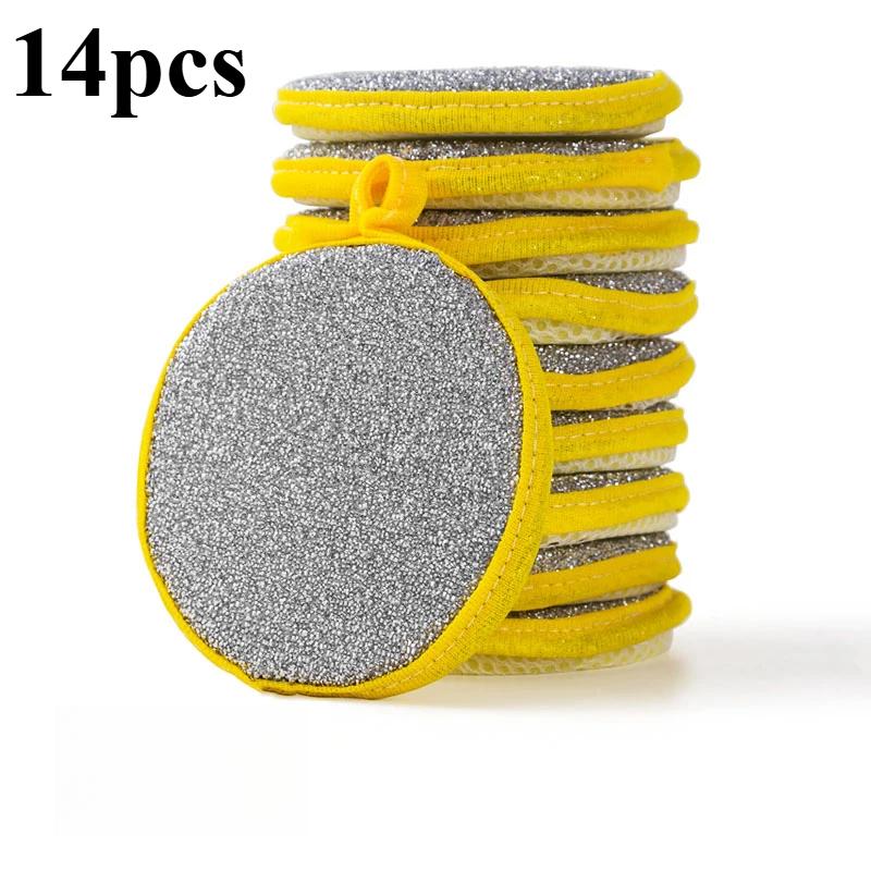 Esponja para Lavar Platos Cocina Esponjas Mágicas para Lavar Platos Paño Doble Cara Reutilizable Estropajos para Ollas Tazones Herramientas de Limpieza de Cocina