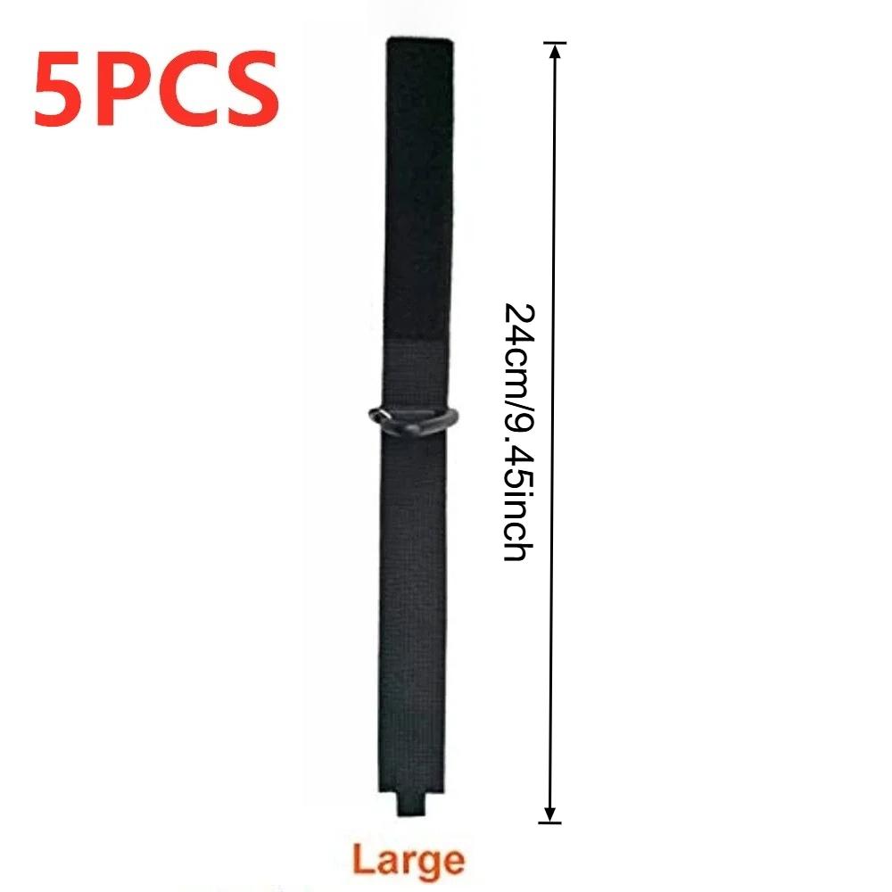 

5PCS Cord Organizer Holder with Triangle Buckle Wire Manager Power Nylon Heavy Cord Management Storage Straps for Cable Hoses