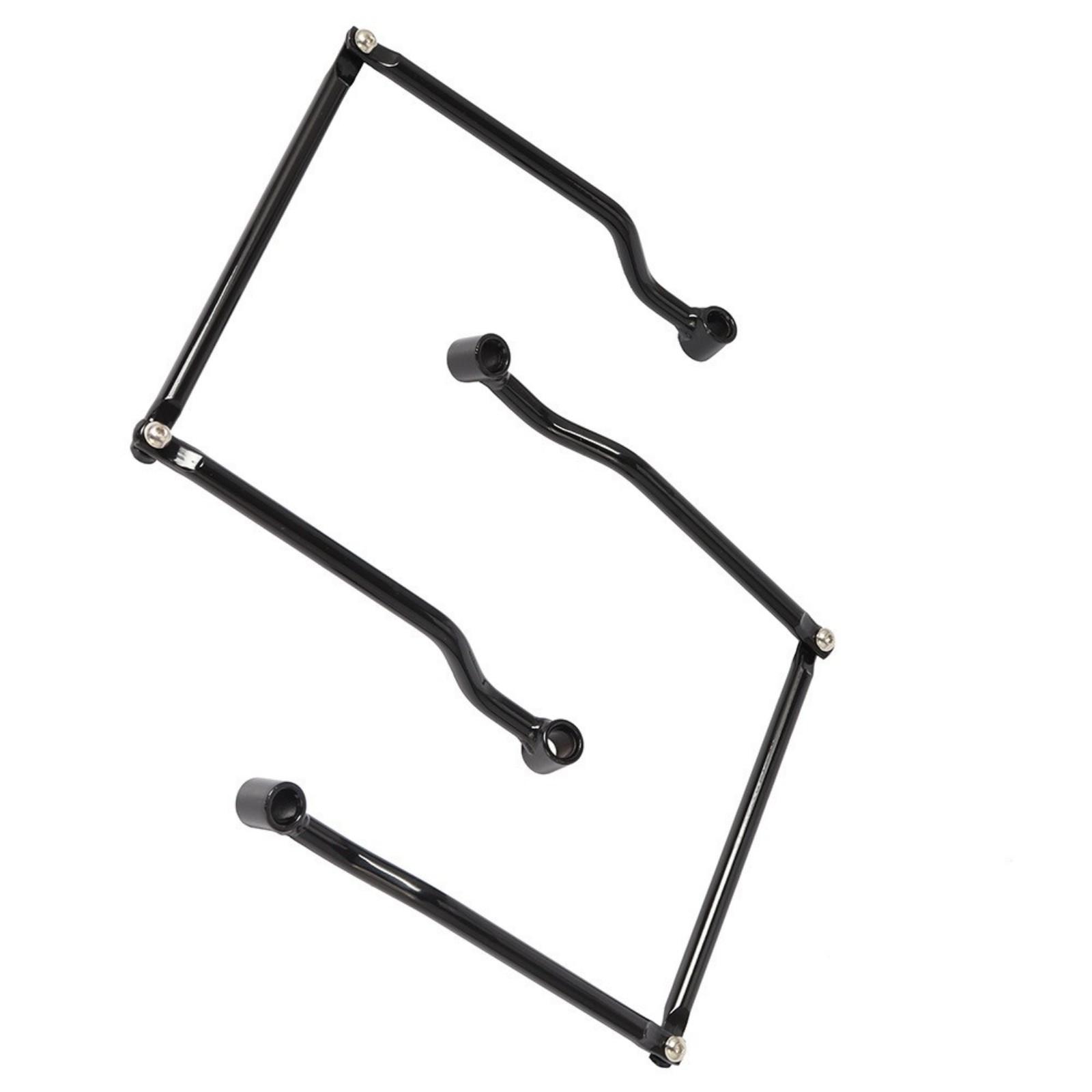 

Heavy Duty Motorcycle Luggage Rack Support Bracket Rack Strong Iron Build Weather Resistant For Commuting Easy Install