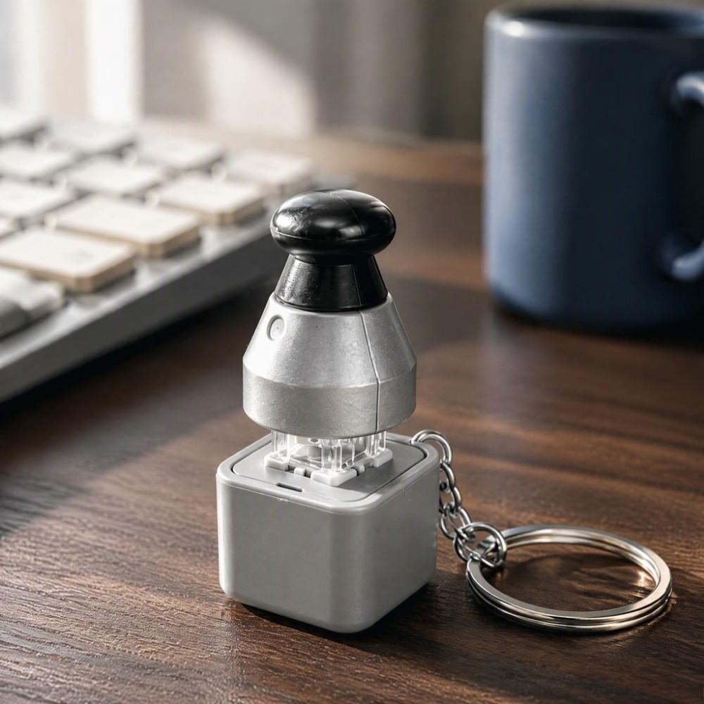 Light Up Pressure Cooker Voice Keychain Keyboard Clicker Button Sound Pendant Kids Toy