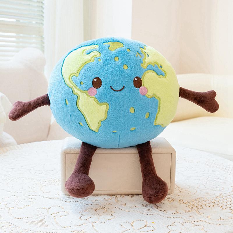 Planet Plush Toy With Pp Cotton Filling For Kids And Collectors