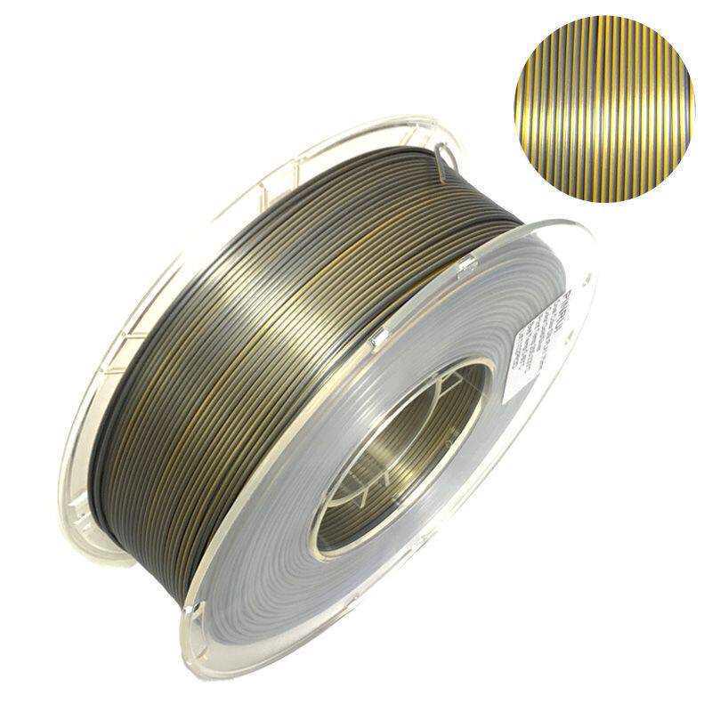 PLA Silk Dual-Color Tri-Color 1.75mm Filament for FDM 3D Printers