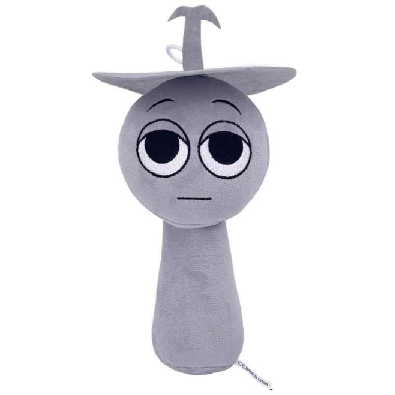 

Игрушка-плюш Incredibox Sprunki, мультяшная мягкая кукла, игровые аксессуары, украшение Light Gray