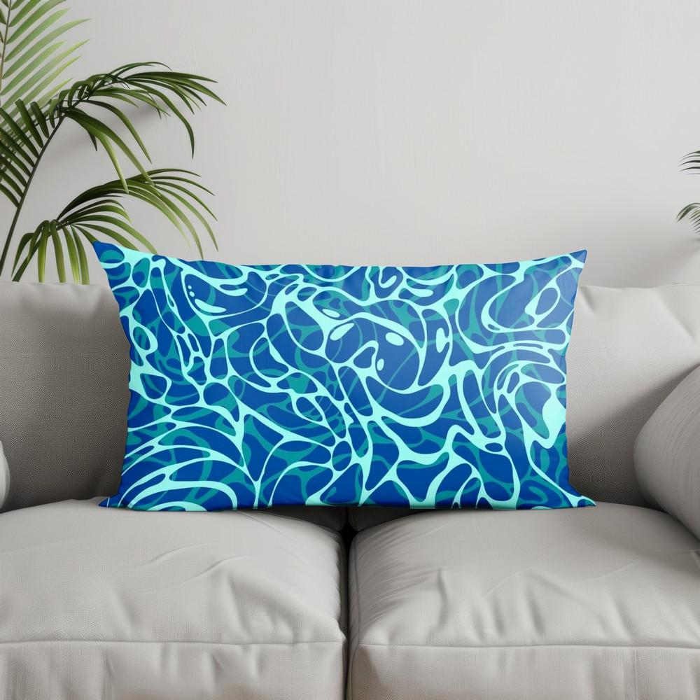 Home Decor Abstract Patterns Pillow Covers Suitable For Sofa Bedroom Car Pillow Cover Cushion Rectangular Back Cushion