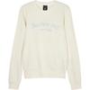 Sport Lifestyle Series American Vintage Crew Neck Pullover Comfortable Sweatshirt Women Sweatshirt Tofu-White L124W038-0211
