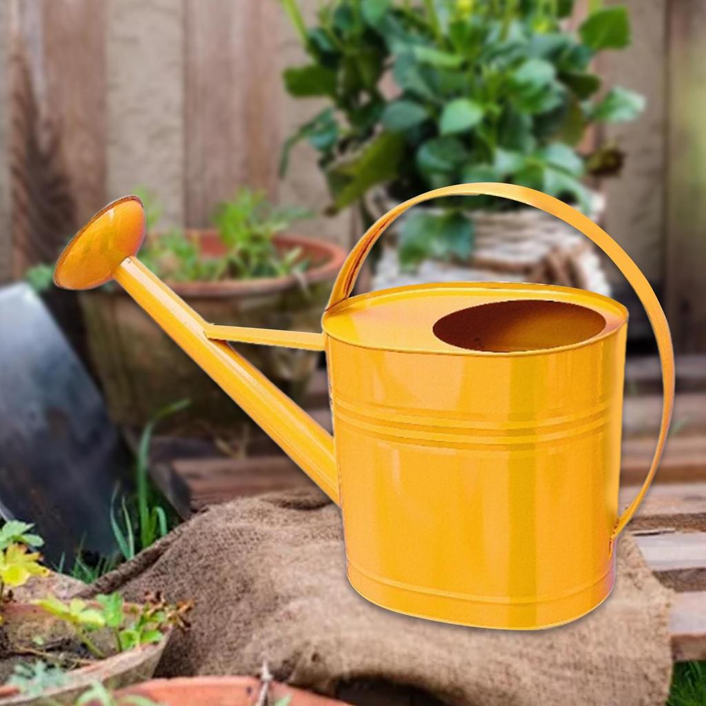 Annaffiatoio da 5 L con Beccuccio Lungo Brocca da Giardino Ovale Portatile Anti-perdita Strumento da Giardinaggio per ers