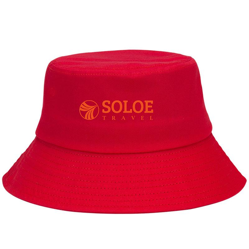 

Cotton Hat Travel Adventure Ready Flat Top Fishing Hat for Men Women Sun UV Protection Outdoor Vacation Trekking Cap Bucket Hat красный