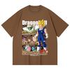 230 Gsm 100% Cotton Dragon Ball V6 Majin Vegeta Print Unisex Heavy Cotton T Shirt