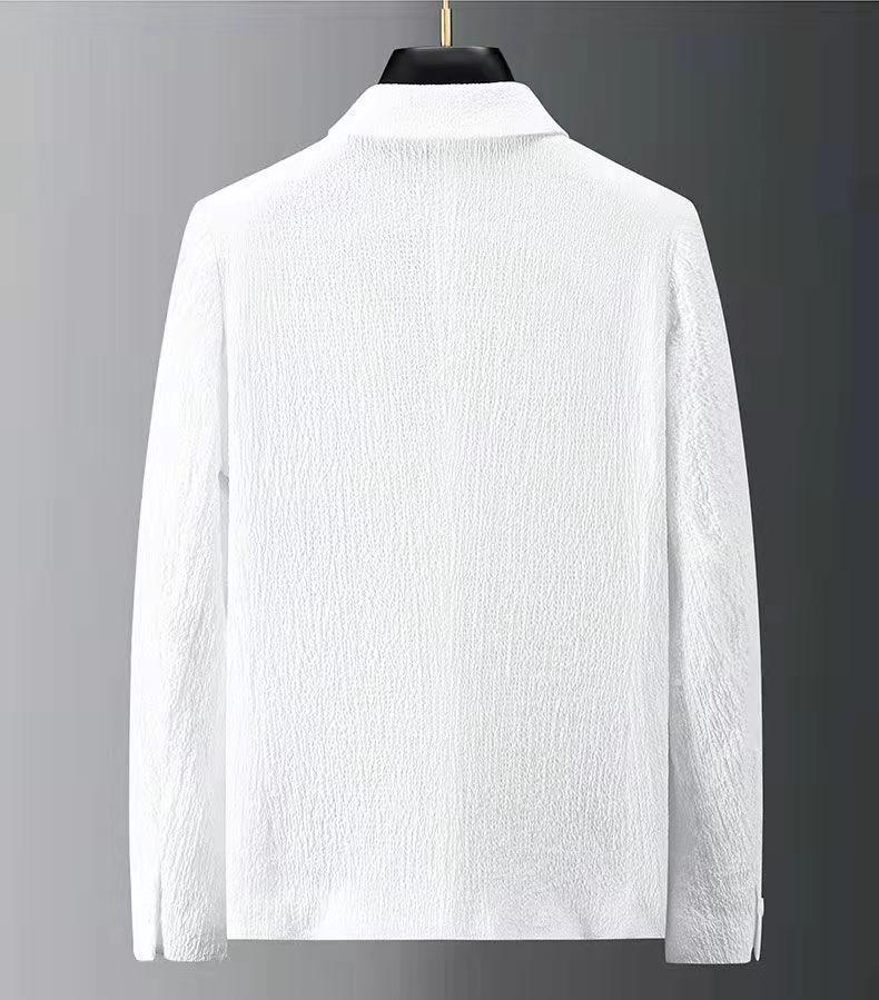 Men's Spring Fashion Slim Fit Suit: Korean Style Long Sleeve Two-Piece Set