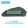 Motorcycle High Flow Air Filter For HONDA SH125i SH150i SH 125i 150i   200  2024 Engine Intake Cleaner Accessories