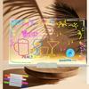 DIY Handwritten Luminous Night Light Erasable Message Board Atmosphere Light Acrylic Painting Board Stall Display Board