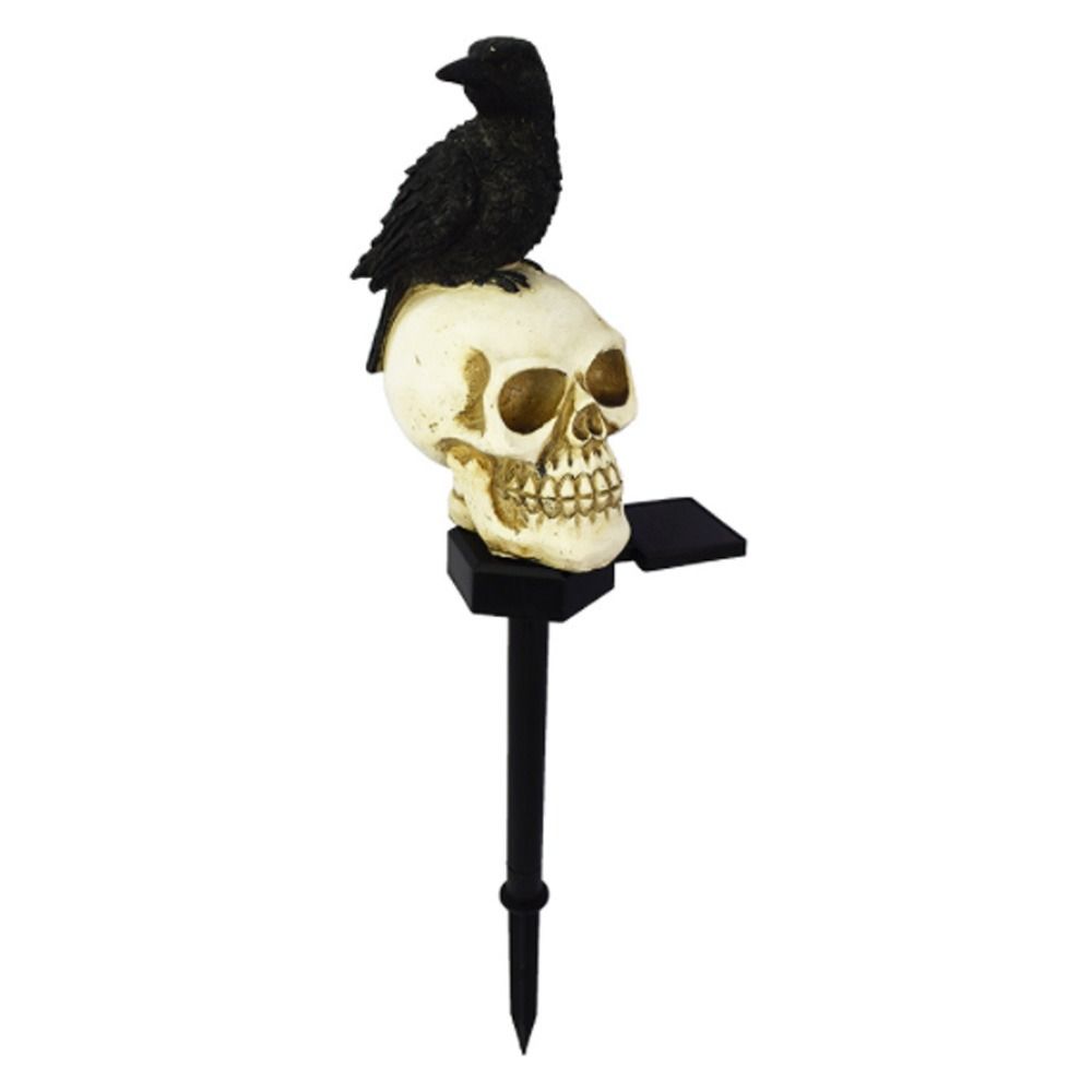 

Outdoor Skull Head Energy-saving Landscape Light Solar Energy Garden Decoration Halloween Decor left