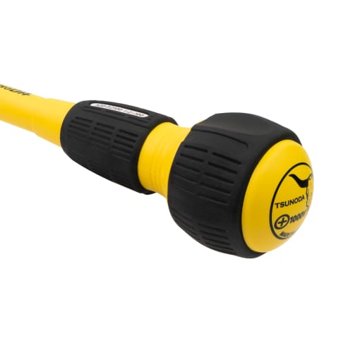 TSUNODA Insulated Screwdriver, Slim Shaft, 2x100mm, SZD-P2100