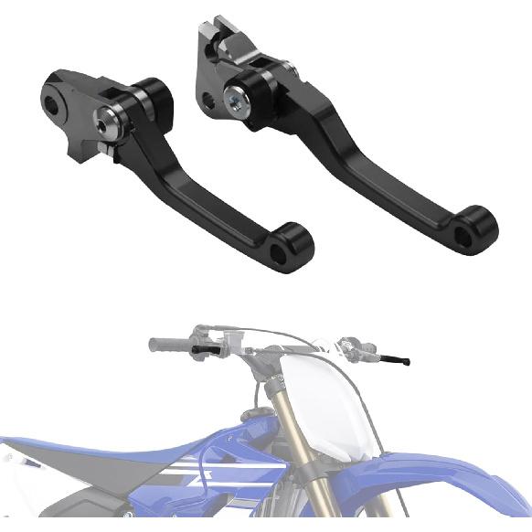 

Motorcycle Brake Clutch Lever Pivot Levers Set Adjustable CNC for YZ125 YZ250 15-23 YZ250F 09-23 YZ125X 17-23 YZ250X 16-23 YZ450F YZ426F 09-23 чёрный