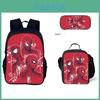 Spiderman Backpack Set With Oxford Fabric School Bag And Pencil Case For Kids
