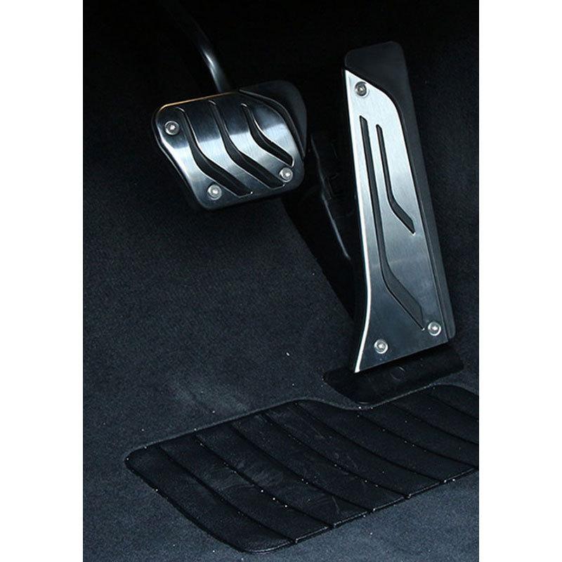 Accelerator Gas Brake Footrest Cover LHD Stainless Steel Car Pedal For BMW X5 X6 F15 F16 E70 E71 E72 2008 - 2018