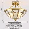 European All-Copper Ceiling Light for Bedroom, Living Room, Foyer, Balcony, or Aisle - Simple, Warm, and Romantic Design