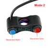 LMoDri Motorcycle Switch Electric Bicycle Scooter 7/8" 22mm Handlebar Switches Headlight Fog Lamp Horn ON OFF Start 2 Button